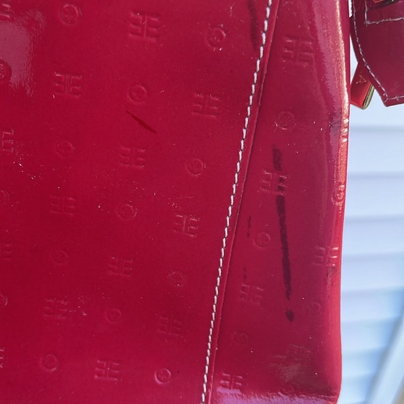 Arcadia, large patent leather red tote - Picture 7 of 10